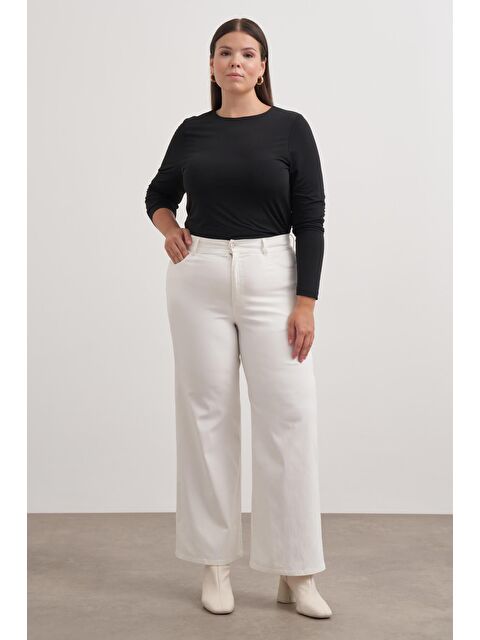 Mylinemoda Düz Kesim Dokuma Pantolon - S000332409-20063