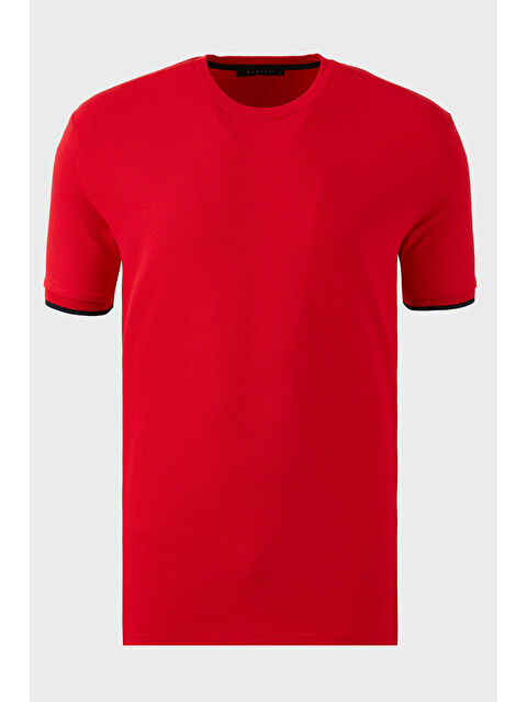 Buratti Streç Pamuklu Regular Fit Bisiklet Yaka Tişört 5902981 - S000380479-20045