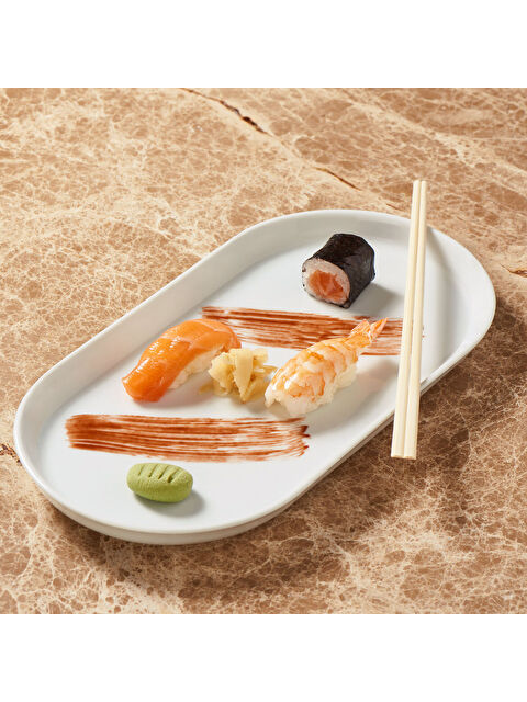 GÜRAL PORSELEN Bilbao 2 Parça  20 Cm Kayık Tabak - S000513121-37646