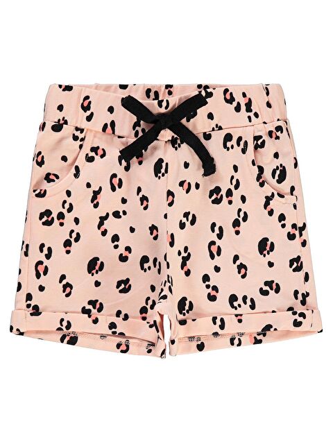 Civil Girls Kız Çocuk Şort 2-5 Yaş Pudra