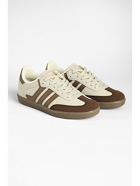 Fullamoda Yanı Şeritli Bağcıklı Spor Ayakkabı - S000491638-19413