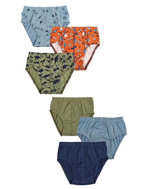 Vitmo 6'Lı Erkek Çocuk Pamuklu Camper & Sport Karışık Slip Külot - S000333422-23173