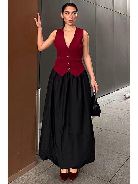 Madmext Bordo Kadın Yelek Mg2332 - S000436194-19951