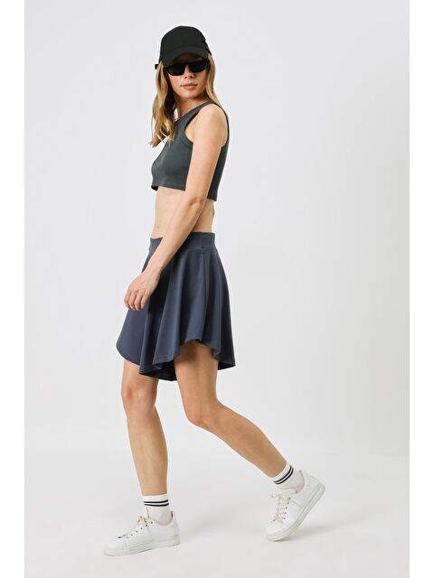 C&City Kadın Spor Şort 9415 İndigo - S000222332-23093