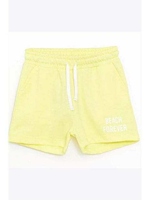 Chandraswear Kız Çocuk Şort Sarı- Laris - S000208578-20072