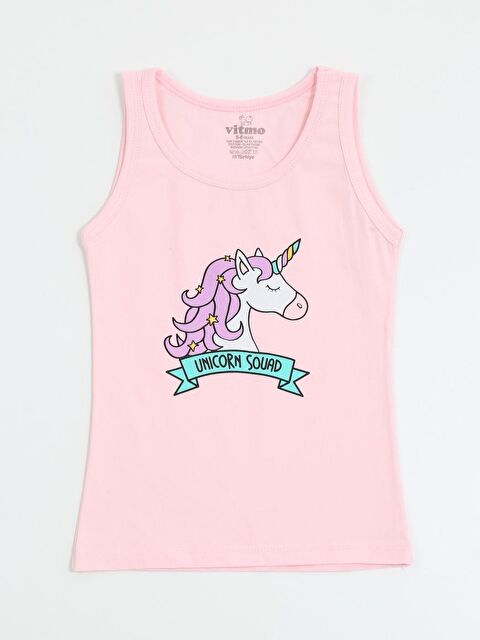 Vitmo 3'Lü Kız Çocuk Pamuklu Rainbow Karışık Atlet - S000333442-23173