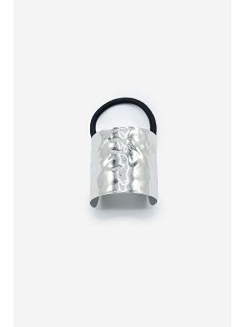 New Obsessions Molten Metal Lastikli At Kuyruğu Tokası - S000464008-18105