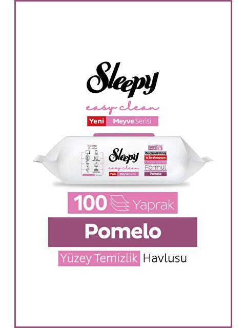 Sleepy Meyve Serisi Yüzey Temizlik Havlusu Mendili Pomelo 100 Yaprak - S000529333-10231