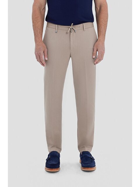 Sabri Özel Bej Jogger Erkek Pantolon Normal Bel - S000525736-19928