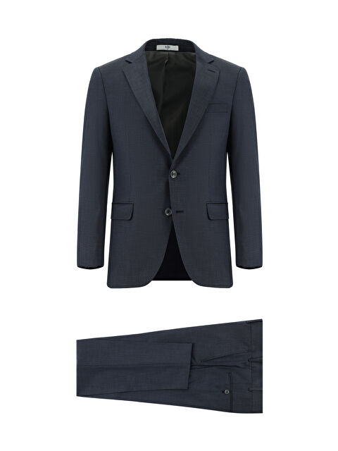 Kiğılı Super Slim Fit Ekstra Dar Kesim Klasik Desenli Takım Elbise