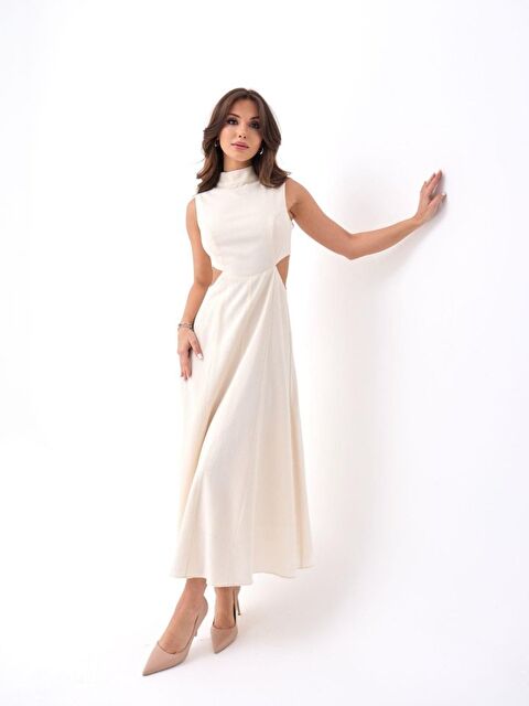 Jane's 7094 ELBİSE-BEJ