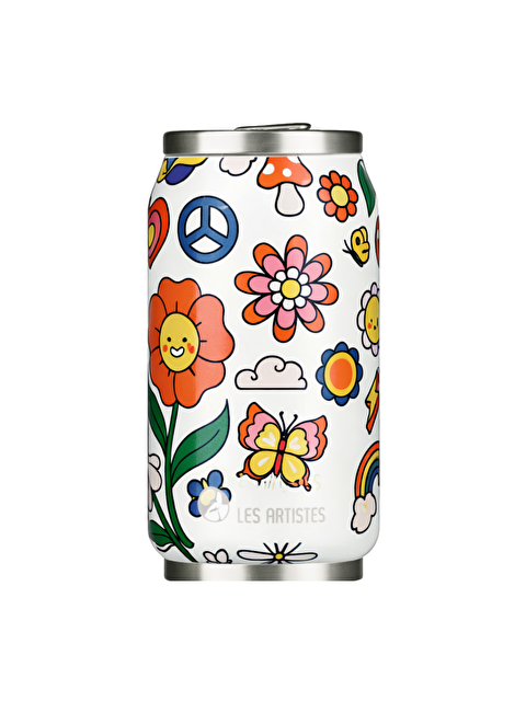 Les Artistes Paris Isı Yalıtımlı Kutu Çelik Termos 280ml Happy - S000510331-23173