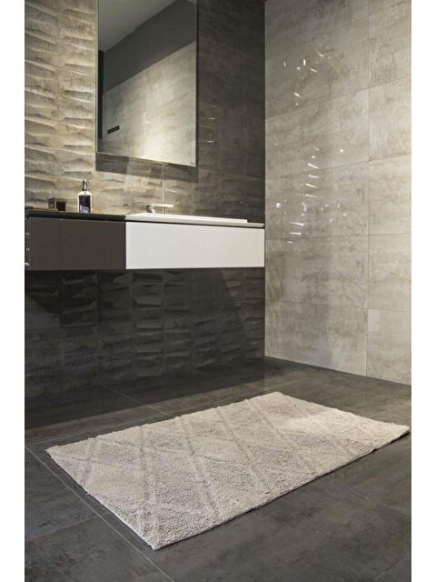 İrya Maxi %100 Pamuk Banyo Paspası Açık Gri 70x110 - S000169572-17308
