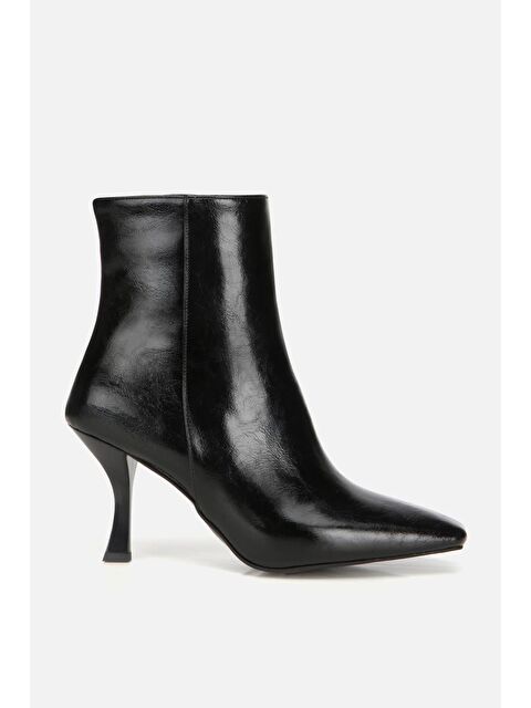 Yaya By Hotiç Kadın Siyah Sivri Burunlu Bilekte Topuklu Bot - S000487697-19351