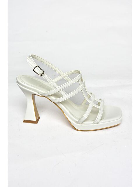 Fox Shoes S5693160 Beyaz Kadın Topuklu Ayakkabı - S000152501-20063