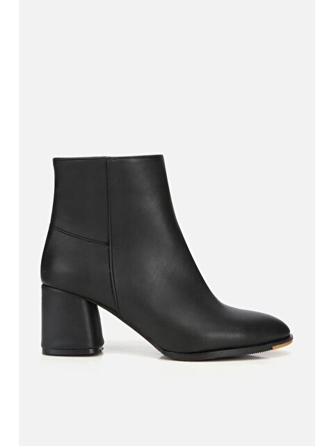 Yaya By Hotiç Kadın Siyah Fermuarlı Kalın Topuklu Bot - S000487693-19351