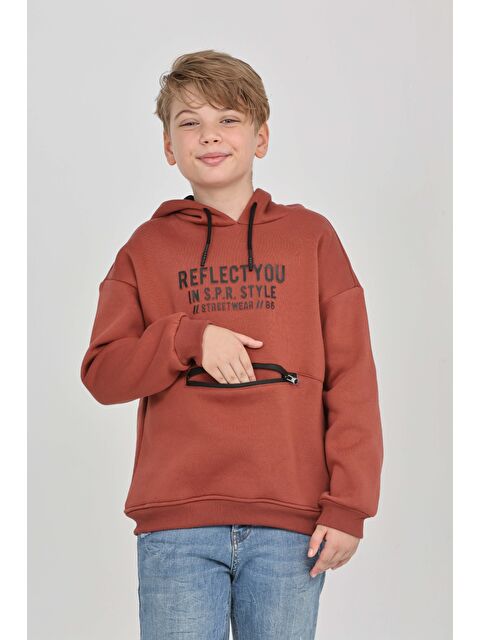 Toontoykids Erkek Çocuk Reflect You Baskılı Sweatshırt - S000446276-18657