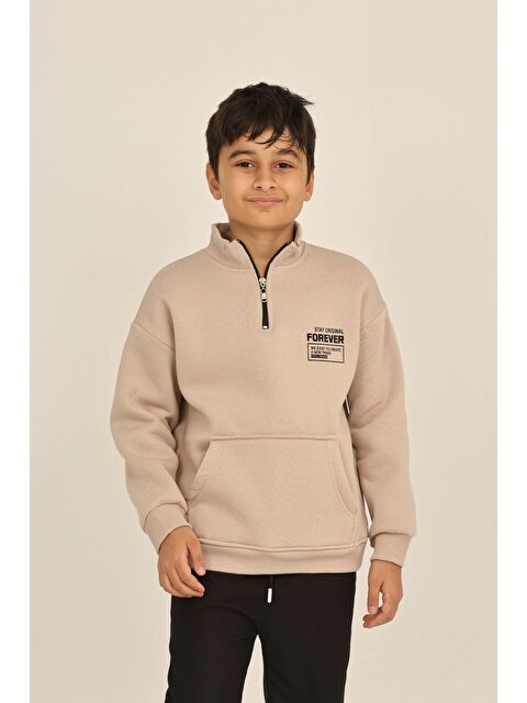 Toontoykids Erkek Çocuk Forever Baskılı Sweatshirt - S000446278-19928