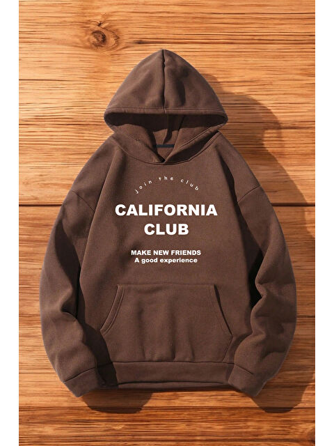uyguntarz California Club Baskılı Oversize Sweatshirt - S000271258-17365