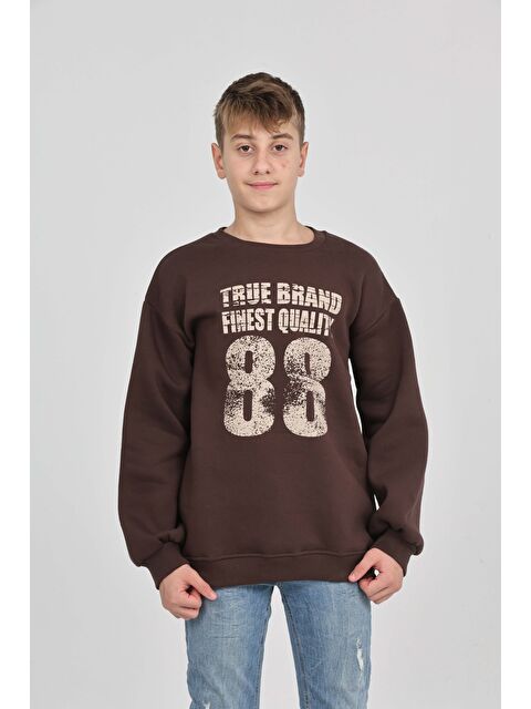 Toontoykids Erkek Çocuk 88 Baskılı Sweatshirt - S000446277-19413