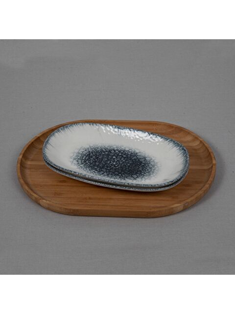 GÜRAL PORSELEN Antares 2 Parça 24 Cm Bone Kayık Tabak - S000513134-37646