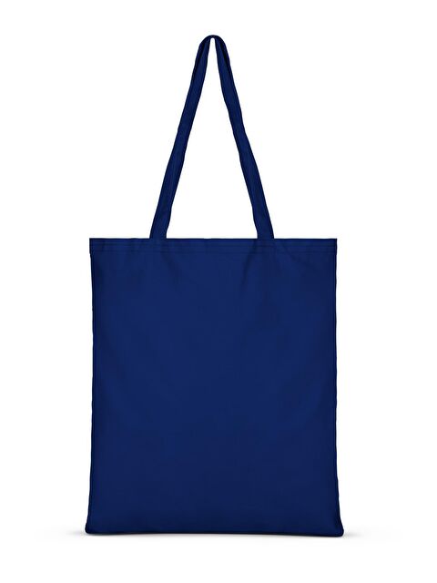 Bagg Baskısız Lacivert Ham Bez Çanta - S000154807-21164