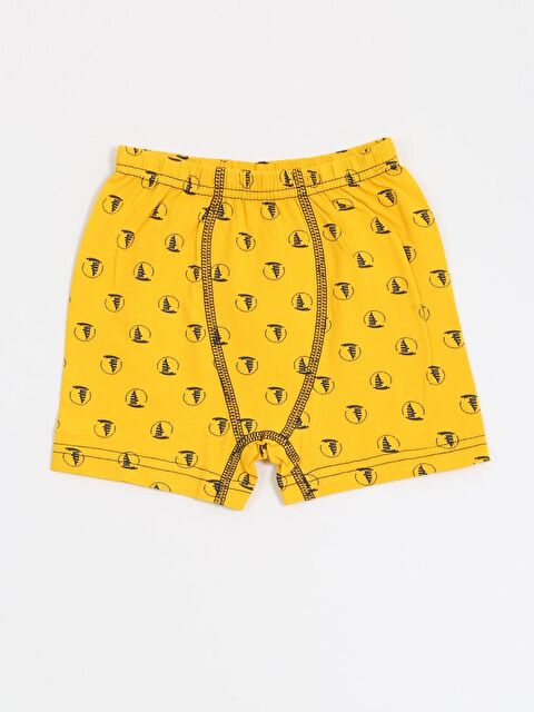 Vitmo 3'Lü Erkek Çocuk Pamuklu Mix Karışık Boxer - S000333466-23173