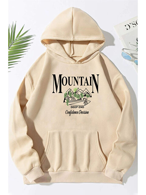 uyguntarz Unisex Montain Baskılı Sweatshirt - S000265626-19928