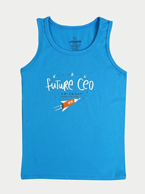 Vitmo 3'Lü Erkek Çocuk Pamuklu Astro Karışık Atlet - S000333478-23173