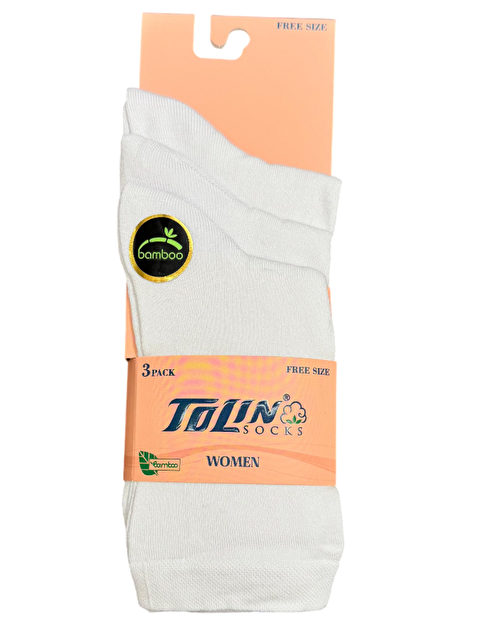Tolin Kadın 3 lü Bambu Çorap Seti 24024 - S000386761-20063