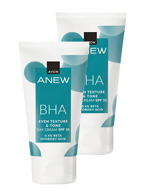 AVON Anew BHA Cilt Tonu Görünümünü Düzgünleştiren Gündüz Kremi Spf 35 50 Ml. İkili Set - S000285539-10231