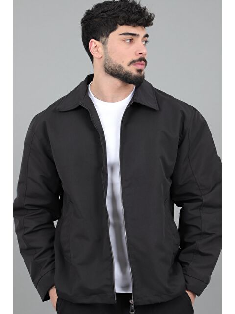 Stilkombin Suya Dayanaklı Yakalı Oversize Mevsimlik Mont PLDP 3002_60393