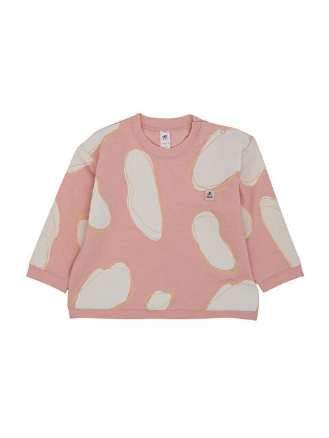 Jrmori Omzu Çıtçıtlı Bulut Baskılı Sweatshirt - S000158632-20024