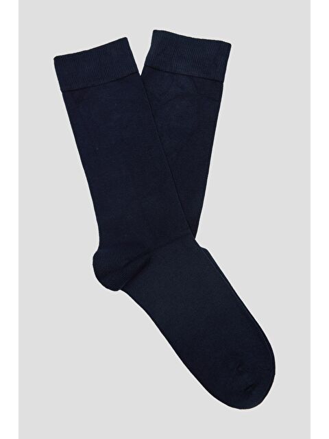 Sabri Özel Bambu Çorap Lacivert