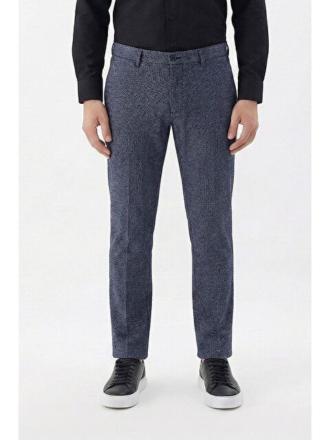 Sabri Özel Erkek Siyah Pamuklu Yan Cepli Regular Fit Pantolon - S000525762-19351