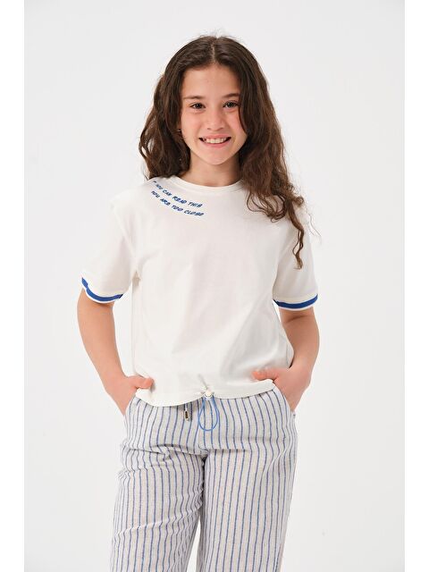 Jazzi·ee Genç Kız Çocuk Yazı Baskılı Tişört - S000315685-23710