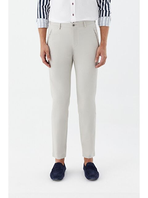 Sabri Özel Regular Fit Klasik Erkek Pantolon Taş - S000525765-25636