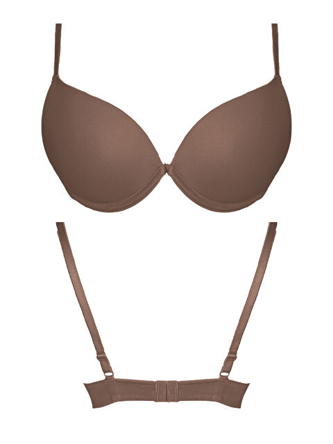 Cottonhill Lol Up Push Up Balenli Kahverengi Sütyen - S000435788-19413