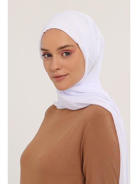 Altobeh Hazır Pratik Lüks Geçmeli Lastikli Boneli Şifon Şal - S000375346-20063