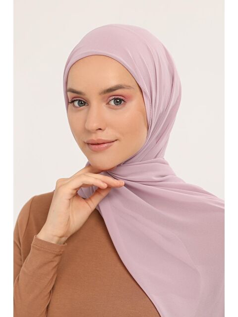 Altobeh Hazır Pratik Lüks Geçmeli Lastikli Boneli Şifon Şal - S000375346-7152