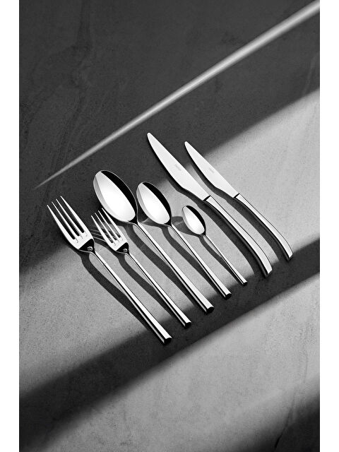 Nehir Elegance Sade 12 Kişilik 84 Parça Deri Kutulu Çatal Kaşık Bıçak Takımı - S000492348-18105