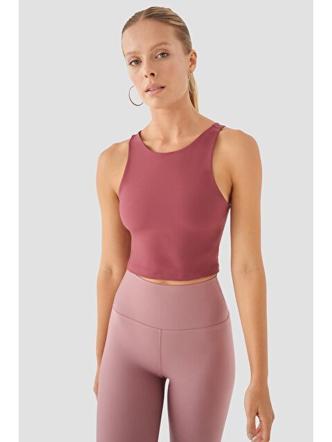 Superstacy Jane Orta Destekli Gül Kurusu Spor Büstiyer - S000221520-20028