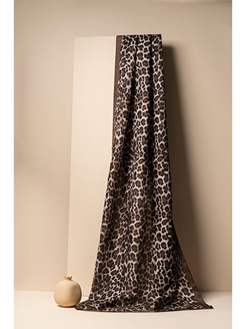 Jawel Kadın Leopar Desen Soft Şal - S000372310-26424