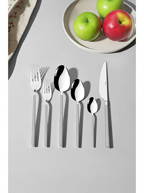 Nehir Gloria Saten 12 Kişilik 72 Parça Kutulu Çatal Kaşık Bıçak Takımı - S000492356-18105