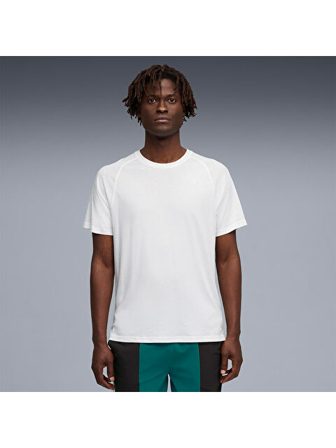 Puma Power Train Triblend Erkek Beyaz Tişört - S000517207-20063