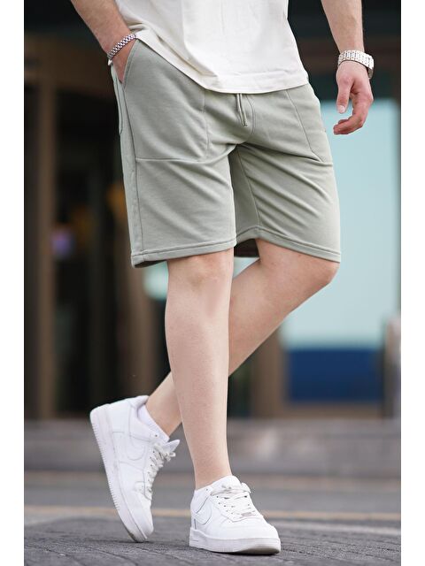 Madmext Çağla Yeşili Erkek Basic Şort 6528 - S000148447-14939