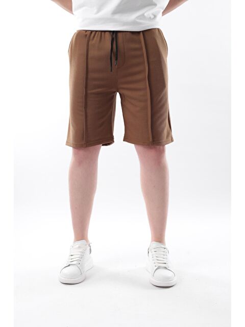 Madmext Kahverengi Cepli Erkek Şort E6559 - S000424262-19413