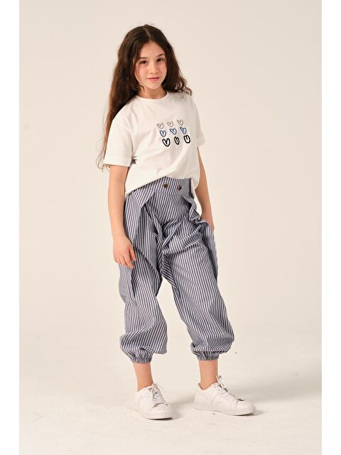 Jazzi·ee Genç Kız Çocuk Kalp Nakışlı Tişört - S000315686-17234