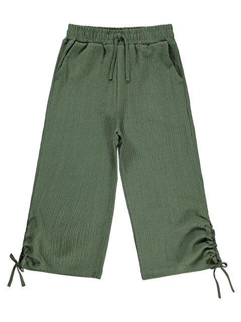 Civil Girls Kız Çocuk Pantolon 10-13 Yaş Haki