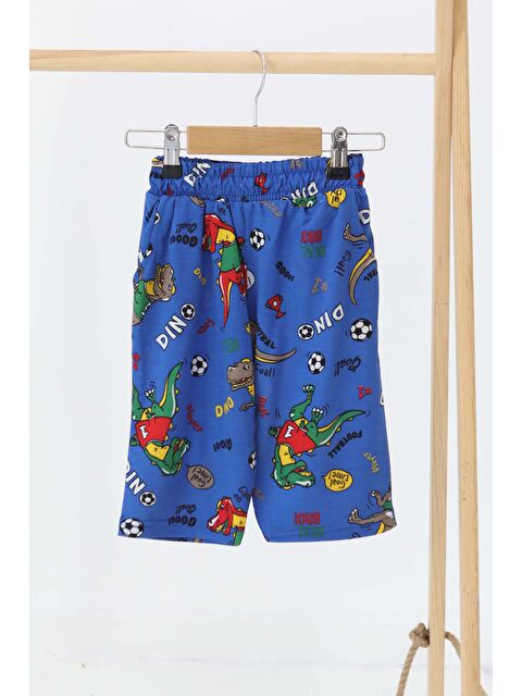 Tofisa Erkek Çocuk Saks Baskılı Şort - 27311 - S000434446-23710